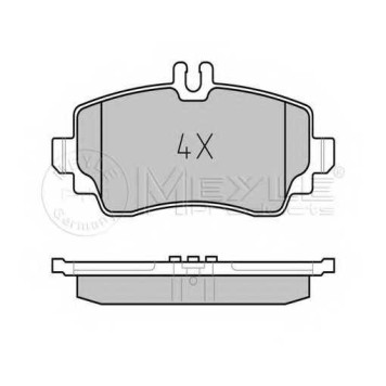 Колодки тормозные дисковые передний для MERCEDES A(W168) <b>MEYLE 025 230 7016 / MBP0251</b>