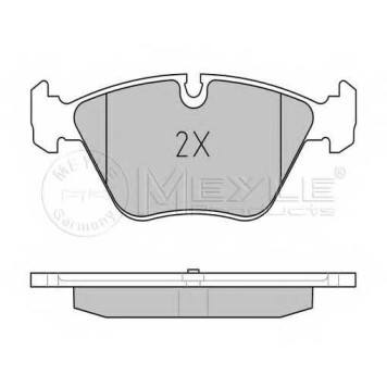 Колодки тормозные дисковые передний для BMW 3(E46), X3(E83), Z4(E85,E86) <b>MEYLE 025 231 8320 / MBP0282</b>-1