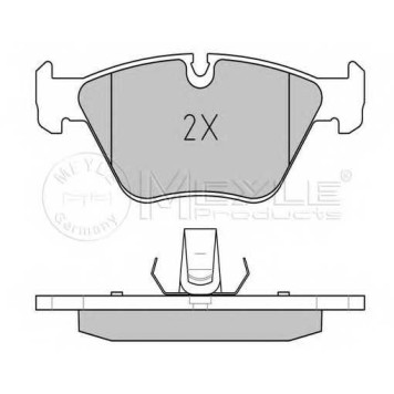 Колодки тормозные дисковые передний для BMW 3(E46), X3(E83), Z4(E85,E86) <b>MEYLE 025 231 8320 / MBP0282</b>