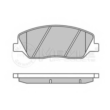 Колодки тормозные дисковые передний для HYUNDAI SANTA FE(CM) / KIA SORENTO(XM) <b>MEYLE 025 243 5117/W / MBP0582</b>