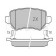 Колодки тормозные дисковые задний для KIA VENGA / OPEL ASTRA, COMBO, MERIVA, ZAFIRA <b>MEYLE 025 234 1715/W / MBP0341</b>