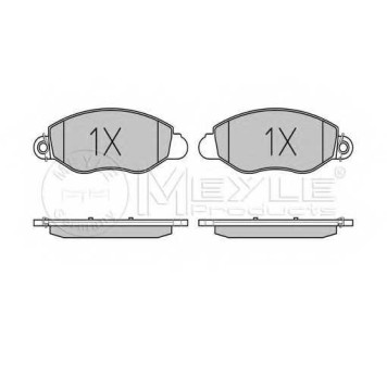 Колодки тормозные дисковые передний для FORD TRANSIT(FA# #,FB# #,FC# #,FD# #,FM# #,FN# #,FS# #,FZ# #) <b>MEYLE 025 234 3418/W / MBP0345</b>-1