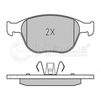 Колодки тормозные дисковые передний для FORD FIESTA(JD#,JH#), FOCUS(DAW,DBW,DNW), TOURNEO CONNECT, TRANSIT CONNECT(P65#,P70#,P80#) <b>MEYLE 025 234 4017 / MBP0346</b>