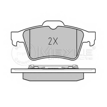Колодки тормозные дисковые задний для NISSAN PRIMERA / RENAULT ESPACE, LAGUNA, MEGANE, VEL SATIS <b>MEYLE 025 234 8216 / MBP0357</b>