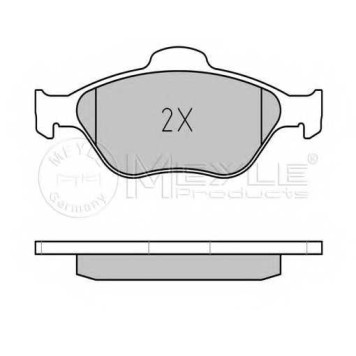 Колодки тормозные дисковые передний для FORD FIESTA, FUSION, KA, PUMA, STREET KA / MAZDA 121, 2 <b>MEYLE 025 236 0418 / MBP0403</b>-1