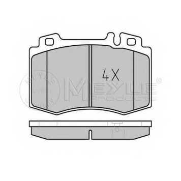 Колодки тормозные дисковые передний для MERCEDES C(S203,W203), CLK(A209,C209), CLS(C219), E(S211,W211), S(W220), SL(R230), SLK(R171) <b>MEYLE 025 237 4517 / MBP0438</b>