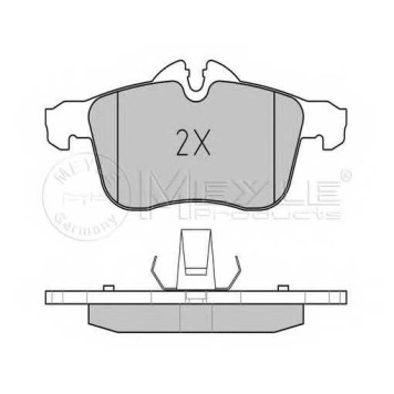 Колодки тормозные дисковые передний для OPEL ASTRA(L08, L35, L48, L67, L69, L70), COMBO, CORSA(F08, F68, W5L), MERIVA, ZAFIRA(A05) <b>MEYLE 025 283 3219/W / MBP0706</b>