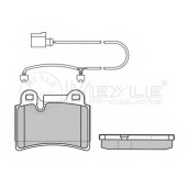 Колодки тормозные дисковые задний для VW TOUAREG(7L6,7L7,7LA,7P5) <b>MEYLE 025 240 9717 / MBP0524</b>