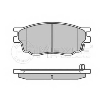 Колодки тормозные дисковые передний для MAZDA 6(GG,GY) <b>MEYLE 025 242 4616/W / MBP0547</b>-2
