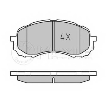Колодки тормозные дисковые передний для SUBARU IMPREZA(GD,GG) <b>MEYLE 025 243 7217/W / MBP0586</b>