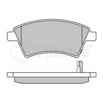 Колодки тормозные дисковые передний для FIAT SEDICI(FY#) / SUZUKI SX4(EY,GY) <b>MEYLE 025 243 9116/W / MBP0588</b>-1