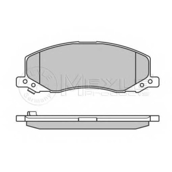 Колодки тормозные дисковые передний для OPEL INSIGNIA <b>MEYLE 025 244 1817/W / MBP0593</b>-1