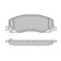 Колодки тормозные дисковые передний для OPEL INSIGNIA <b>MEYLE 025 244 1817/W / MBP0593</b>