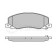 Колодки тормозные дисковые передний для OPEL INSIGNIA <b>MEYLE 025 244 1817/W / MBP0593</b>