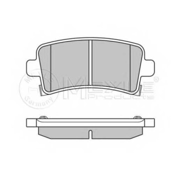Колодки тормозные дисковые задний для OPEL INSIGNIA <b>MEYLE 025 244 2116/W / MBP0594</b>-1
