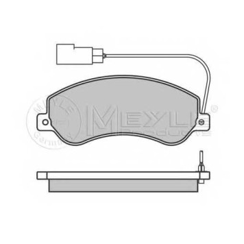 Колодки тормозные дисковые передний для FORD TRANSIT TOURNEO, TRANSIT <b>MEYLE 025 244 8419/W / MBP0604</b>-1