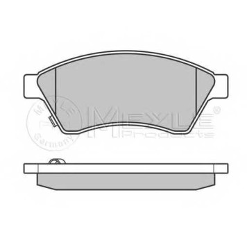 Колодки тормозные дисковые передний для CHEVROLET AVEO(T300), CRUZE(J300,J305,J308) / OPEL ASTRA <b>MEYLE 025 250 3118/W / MBP0686</b>-1