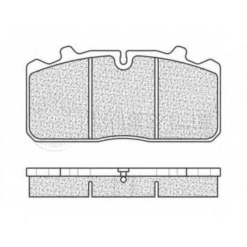 Колодки тормозные дисковые для MAN L 2000, M 2000 L <b>MEYLE 025 290 8826 / MBP0712</b>