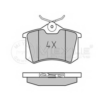 Колодки тормозные дисковые задний для AUDI A1, A2, A3, A4, A6, A8, ALLROAD, TT / CITROEN C4, C8, DS4 / FIAT ULYSSE / FORD GALAXY / LANCIA PHEDRA / PEUGEOT 308, 807 / SKODA FABIA, OCTAVIA, RAPID, ROOMSTER, SUPERB, YETI / VW BEETLE, BORA, CADDY, CORRADO, EO