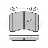 Колодки тормозные дисковые передний для MERCEDES (W124), CLK(C208), COUPE(C124), E(A124,C124,S124,W124), KOMBI(S124) <b>MEYLE 025 211 5316 / MBP0083</b>