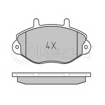 Колодки тормозные дисковые передний для FORD TRANSIT TOURNEO, TRANSIT(E# #) <b>MEYLE 025 214 6918 / MBP0137</b>
