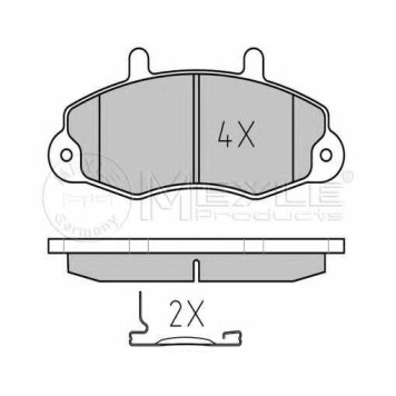 Колодки тормозные дисковые передний для FORD TRANSIT TOURNEO, TRANSIT(E# #,T# #) <b>MEYLE 025 214 7018 / MBP0138</b>