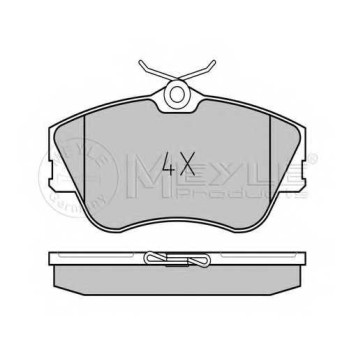 Колодки тормозные дисковые передний для VW TRANSPORTER(70XA, 70XB, 70XC, 70XD, 7DB, 7DK, 7DW) <b>MEYLE 025 214 7919/PD / MBP0140PD</b>