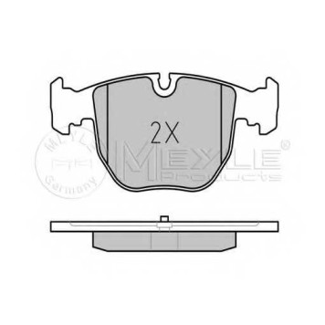 Колодки тормозные дисковые передний для BMW 5(E39), 7(E38), X3(E83), X5(E53) <b>MEYLE 025 214 8619 / MBP0142</b>-1