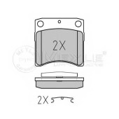 Колодки тормозные дисковые передний для VW TRANSPORTER(70XA, 70XB, 70XC, 70XD, 7DB, 7DK, 7DW) <b>MEYLE 025 216 3517 / MBP0168</b>