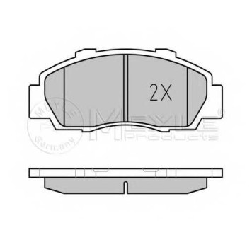 Колодки тормозные дисковые передний для HONDA ACCORD(CB,CC,CD,CE,CF), CIVIC(MA,MB,MC), CR(RD), LEGEND(KA8,KA9), PRELUDE(BB), SHUTTLE(RA) <b>MEYLE 025 216 5118/W / MBP0174</b>-1