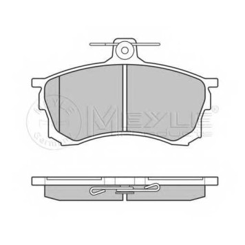 Колодки тормозные дисковые передний для MITSUBISHI CARISMA(DA#) <b>MEYLE 025 230 8015 / MBP0255</b>