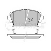 Колодки тормозные дисковые передний для HONDA ACCORD(CG,CH,CK) / NISSAN ALMERA TINO(V10), PRIMERA(P12,WP11,WP12) <b>MEYLE 025 230 9416/W / MBP0260</b>