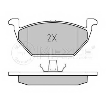 Колодки тормозные дисковые передний для AUDI A1, A3 / SKODA CITIGO, FABIA, OCTAVIA, RAPID, ROOMSTER / VW BEETLE, BORA, FOX, GOLF, JETTA, NEW BEETLE, POLO, UP <b>MEYLE 025 231 3019/A / MBP0267</b>-1