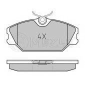 Колодки тормозные дисковые передний для RENAULT CLIO, LAGUNA, MEGANE, SAFRANE, SCENIC <b>MEYLE 025 231 7218 / MBP0278</b>