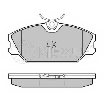 Колодки тормозные дисковые передний для RENAULT CLIO, LAGUNA, MEGANE, SAFRANE, SCENIC <b>MEYLE 025 231 7218 / MBP0278</b>