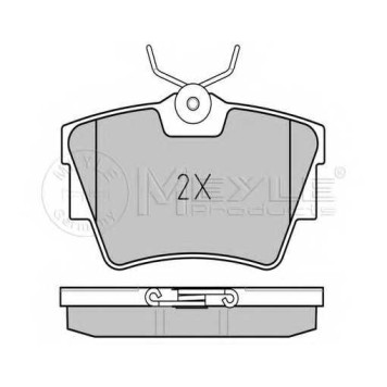 Колодки тормозные дисковые задний для VW TRANSPORTER(70XA, 70XB, 70XC, 70XD, 7DB, 7DK, 7DW) <b>MEYLE 025 232 2416/W / MBP0291</b>-1