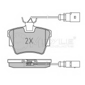 Колодки тормозные дисковые задний для VW TRANSPORTER(70XA, 70XB, 70XC, 70XD, 7DB, 7DK, 7DW) <b>MEYLE 025 232 2416/W / MBP0291</b>