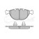 Колодки тормозные дисковые передний для BMW X5(E53) <b>MEYLE 025 234 4821 / MBP0351</b>