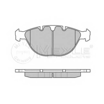 Колодки тормозные дисковые передний для BMW X5(E53) <b>MEYLE 025 234 4821 / MBP0351</b>