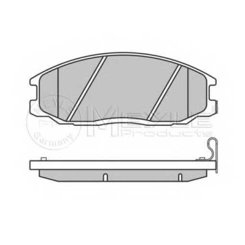 Колодки тормозные дисковые передний для HYUNDAI SANTA FE, TRAJET, XG / SSANGYONG ACTYON SPORTS, ACTYON, KYRON, REXTON <b>MEYLE 025 235 6916/W / MBP0384</b>-2