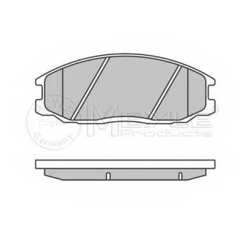 Колодки тормозные дисковые передний для HYUNDAI SANTA FE, TRAJET, XG / SSANGYONG ACTYON SPORTS, ACTYON, KYRON, REXTON <b>MEYLE 025 235 6916/W / MBP0384</b>