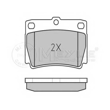 Колодки тормозные дисковые задний для FORD ESCORT(AAL,ABL,GAL), MONDEO(BNP,GBP) / MITSUBISHI PAJERO(K90) <b>MEYLE 025 235 9315/W / MBP0396</b>-1