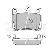 Колодки тормозные дисковые задний для FORD ESCORT(AAL,ABL,GAL), MONDEO(BNP,GBP) / MITSUBISHI PAJERO(K90) <b>MEYLE 025 235 9315/W / MBP0396</b>