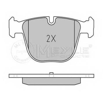 Колодки тормозные дисковые задний для BMW 1(E82), 3(E90,E92,E93), 5(E60,E61), 6(E63,E64), 7(E65,E66,E67), X5(E70,F15,F85), X6(E71,E72) <b>MEYLE 025 237 3017 / MBP0433</b>-1