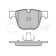 Колодки тормозные дисковые задний для BMW 5(F07), 7(F01,F02,F03,F04) <b>MEYLE 025 237 3116/PD / MBP0434PD</b>