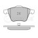 Колодки тормозные дисковые передний для AUDI A6(4B2,4B5,C5), ALLROAD(4BH,C5) <b>MEYLE 025 237 6220/W / MBP0444</b>