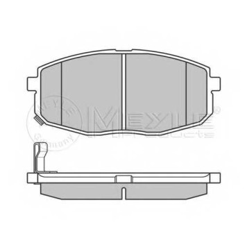 Колодки тормозные дисковые передний для HYUNDAI i30 CW(FD), i30(FD), ix35(EL,ELH,LM) / KIA CARENS(FJ), CEED(ED), PRO CEED(ED) <b>MEYLE 025 239 6617/W / MBP0486</b>-1