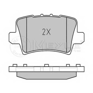 Колодки тормозные дисковые задний для HONDA CIVIC(FK,FN) <b>MEYLE 025 240 8615/W / MBP0520</b>-1
