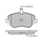 Колодки тормозные дисковые передний для CITROEN AX(ZA-#), C5(RD#,TD#), C6(TD#) / PEUGEOT 407(6C#,6D#,6E#), 607(9D,9U) <b>MEYLE 025 241 3317/W / MBP0528</b>