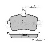 Колодки тормозные дисковые передний для PEUGEOT 407(6D#,6E#) <b>MEYLE 025 241 3418/W / MBP0529</b>